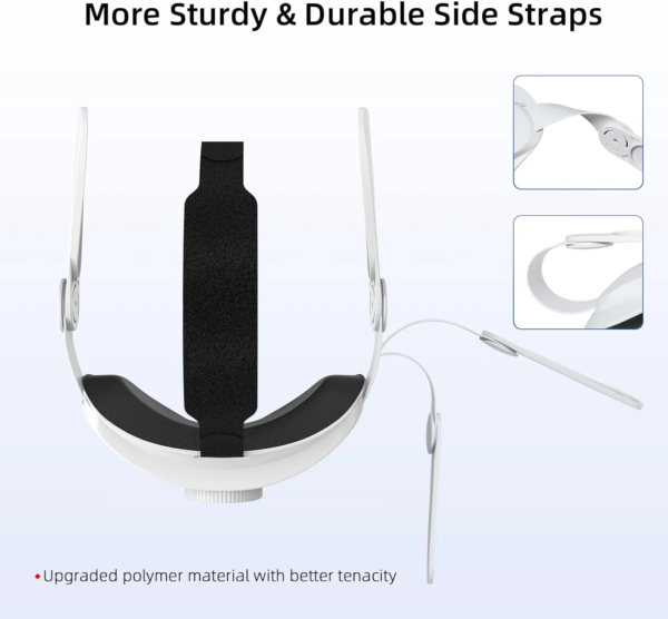 Compatible with ,Quest 2 Accessories Adjustable Elite Head Strap Replacement for Enhanced Comfort Support and Gaming Immersion - Image 4