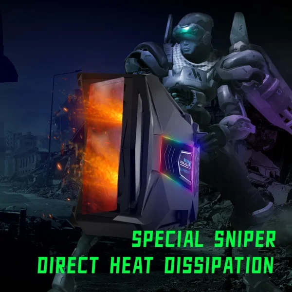 Vacuum Portable Laptop Cooler USB Air Cooler External Extracting Cooling Fan Notebook for 15 15.6 17 Inch Laptop - Image 5