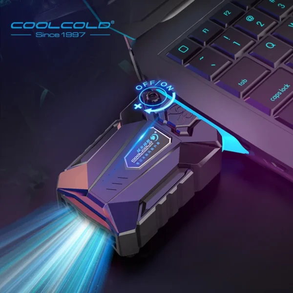 Vacuum Portable Laptop Cooler USB Air Cooler External Extracting Cooling Fan Notebook for 15 15.6 17 Inch Laptop - Image 3