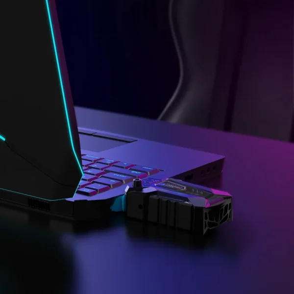 Vacuum Portable Laptop Cooler USB Air Cooler External Extracting Cooling Fan Notebook for 15 15.6 17 Inch Laptop - Image 8