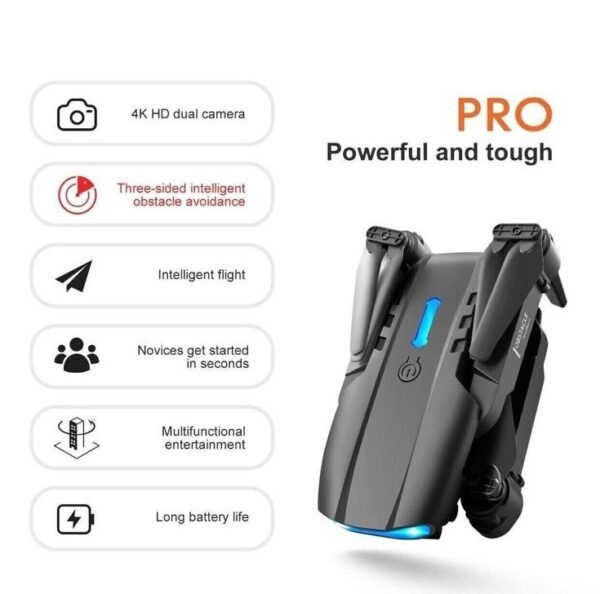 E99 Pro Drone Quadcopter – HD 6K Photography UAV with Altitude Fixation - Image 4