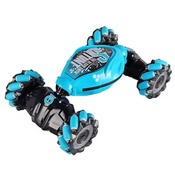 4WD RC Drift Car with Music & LED Lights – 2.4G Gesture Remote Control Stunt Car - Image 6