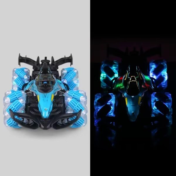Spray Stunt Racing 4WD RC Car with Colorful Lights – 2.4G Wireless Gesture Induction Remote Control Toy - Image 4