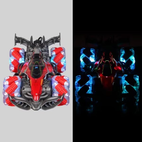 Spray Stunt Racing 4WD RC Car with Colorful Lights – 2.4G Wireless Gesture Induction Remote Control Toy - Image 5