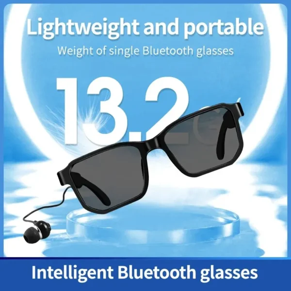 Smart Glasses Headset Wireless Bluetooth Sunglasses Outdoor Sport Earphone Calling Music Anti-Blue Eyeglasses Headphones - Image 5