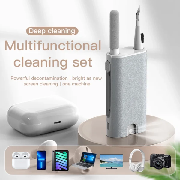 5 in 1 Earphone Cleaner Brush Kit Camera Phone Tablet Laptop TV Screen Cleaning Tools Headset Cleaning Pen for Airpod Pro 3 2 1 - Image 4