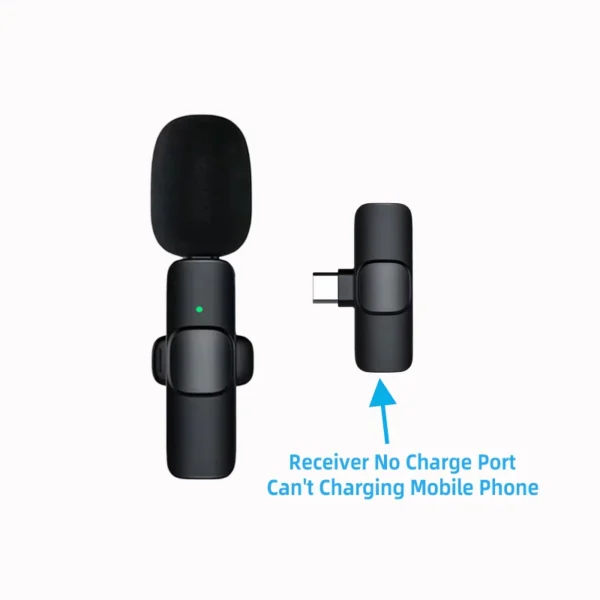 New Wireless Lavalier Microphone Portable Audio Video Recording Mini Microphone for Iphone Android PC Camera Live Gaming Phone - Image 20
