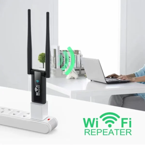 2.4G 300Mbps Wireless USB Wifi Repeater Extender Wifi Signal Amplifier Booster Long Range Wi-Fi Router Home Network Extension - Image 7