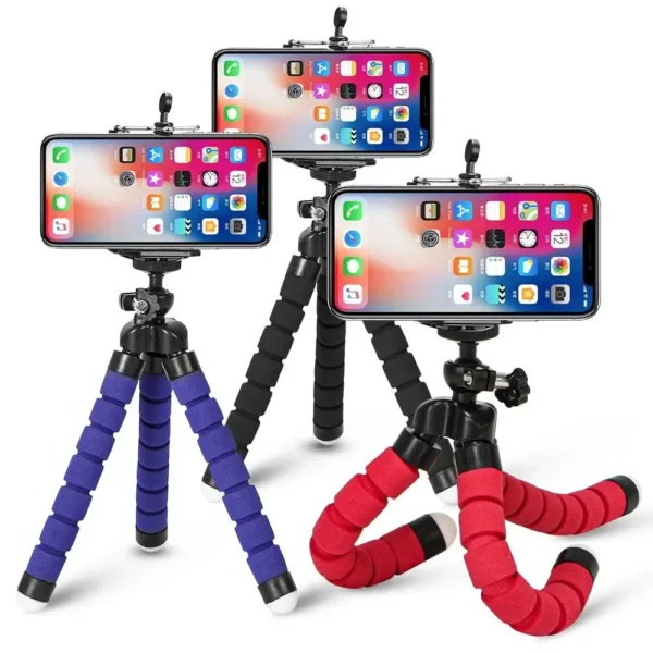 Tripods Tripod for Phone Mobile Camera Holder Clip Smartphone Monopod Tripe Stand Octopus Mini Tripod Stativ for Phone - Image 3
