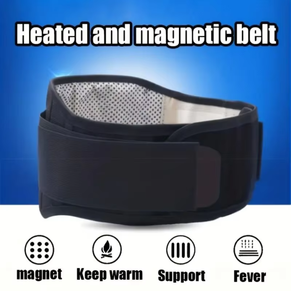 Adjustable Waist Belt Brace Self Heating Magnetic Back Waist Support Belt Lumbar Brace Massage Band - Image 4