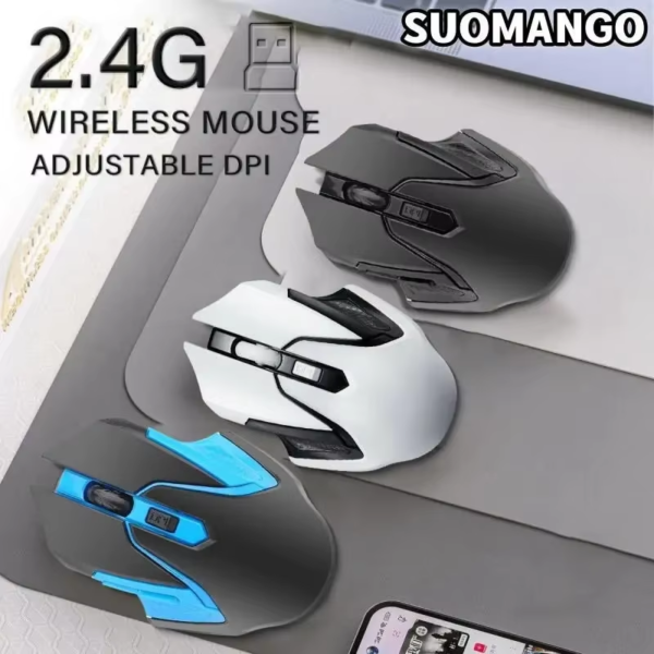 46 Wireless Mouse Universal Office Computer Ergonomic Game Mouse Laptop Student Computer Desktop Computer - Image 2